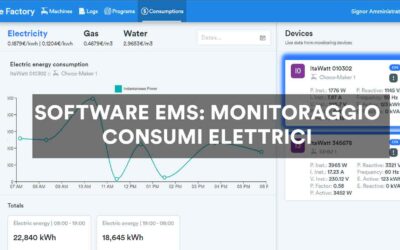 Monitoraggio consumi elettrici e software EMS 5.0